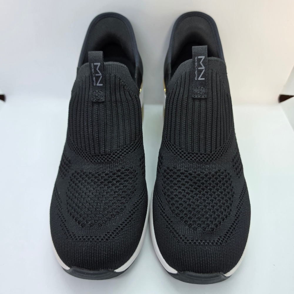 Skechers Mark Nason Slip-Ins A Wedge Crecent Black Gold Sneakers Womens 8 177667 - Picture 2 of 10